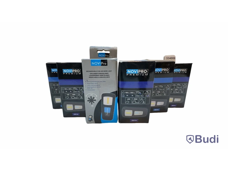 6 st. Handlampa, Novipro, Mini Ldb, Totalt ord. pris inkl. moms: ca 3600 kr