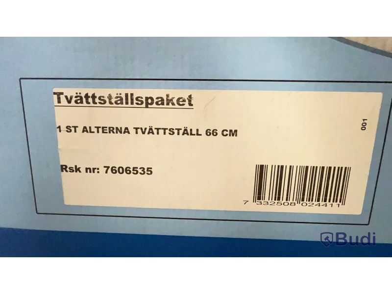 5 st. Alterna Tvättställspaket. Totalt ord. pris inkl. moms: ca 4500 kr