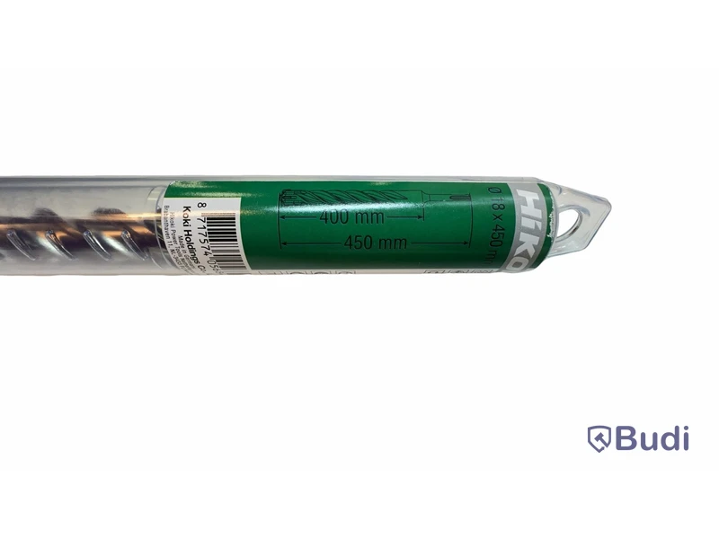 9 st. Hammarborr Hikoki 4c-plus, 4skär 18x450mm, Totalt ord. pris inkl. moms: ca 2300 kr