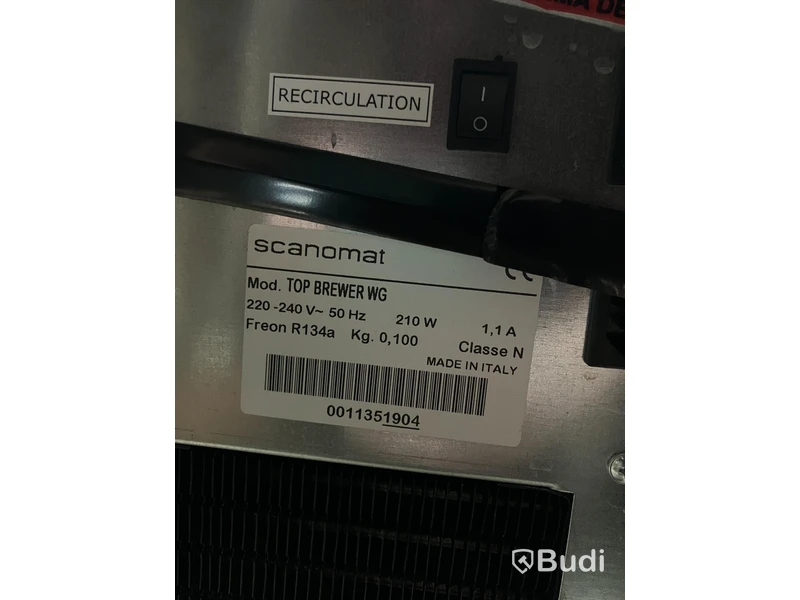 Kaffemaskin samt kyl – Scanomat Topbrewer Pro mkII och Ice Bank Fridge Co2