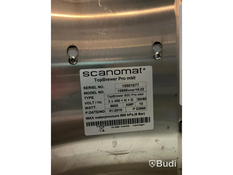 Kaffemaskin samt kyl – Scanomat Topbrewer Pro mkII och Ice Bank Fridge Co2