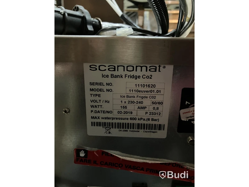 Kaffemaskin samt kyl – Scanomat Topbrewer Pro mkII och Ice Bank Fridge Co2
