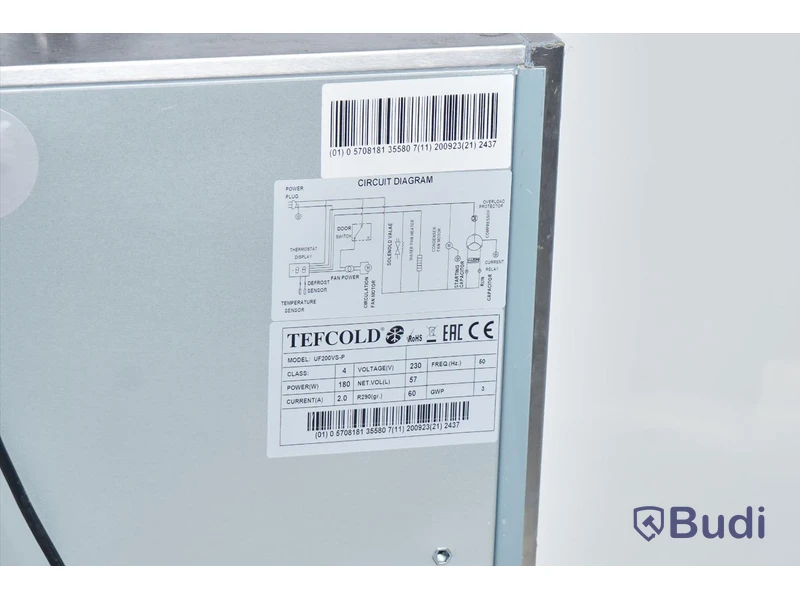 Frys - Tefcold UF200VS-P