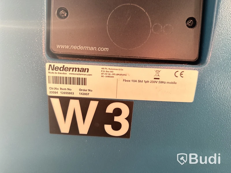 Nederman FilterCart W3 -  mobil utsug