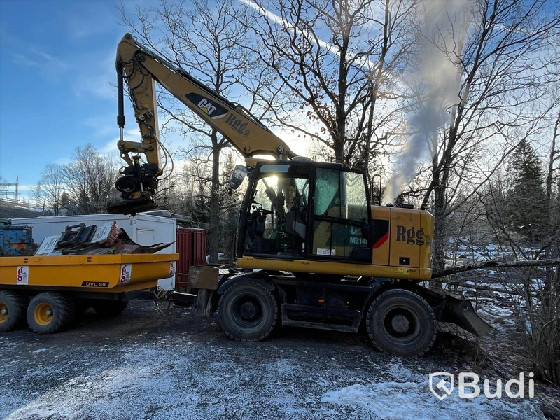Hjulgrävare Caterpillar M314f | NMS DC 80 | Engcon - EXPORT