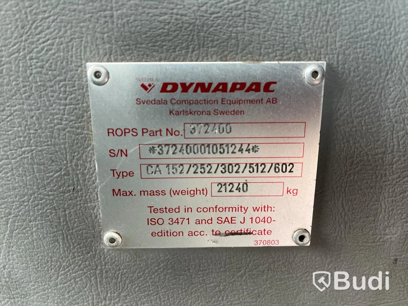 Vägvält Dynapac CA302D -2001 - EXPORT