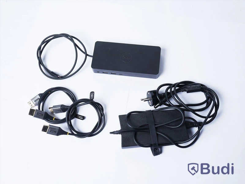 Dockningsstation och HDMI-kablar - Dell D6000 Universal Dock.