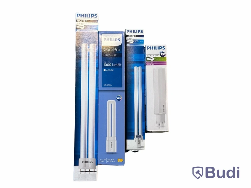 Parti med Philips kompakt lysrör, diverse modeller. Totalt ord. pris inkl. moms: ca 20000 kr