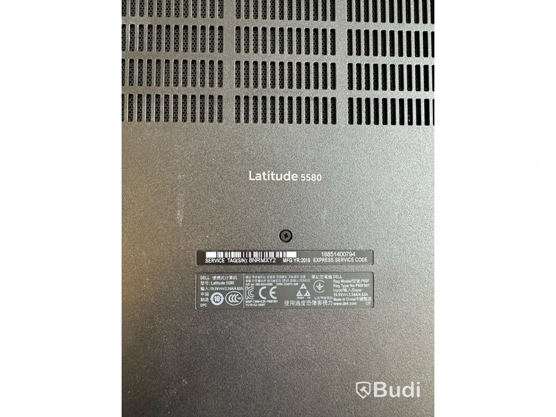 Dator Dell Latitude 5580 inkl. laddare. OBS! INGET OS.