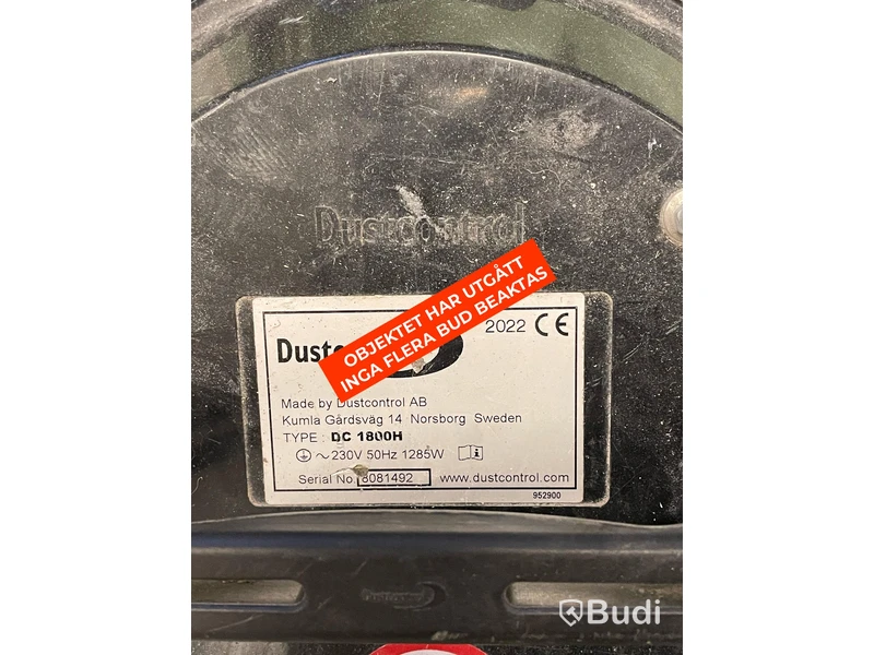 Dammsugare — Dustcontrol DC1800H