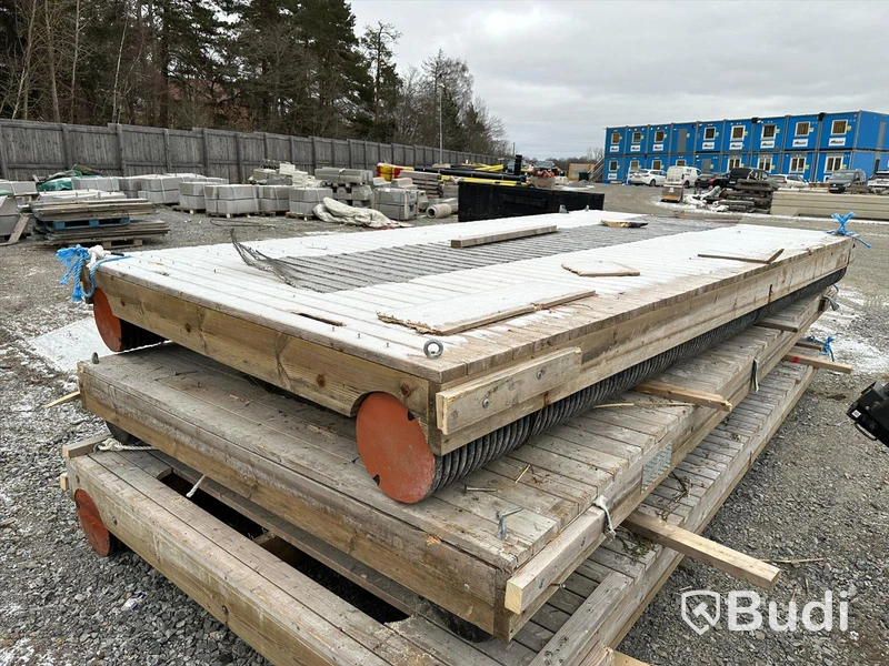 3 st Flytbryggor/arbetsplattform, olika storlekar