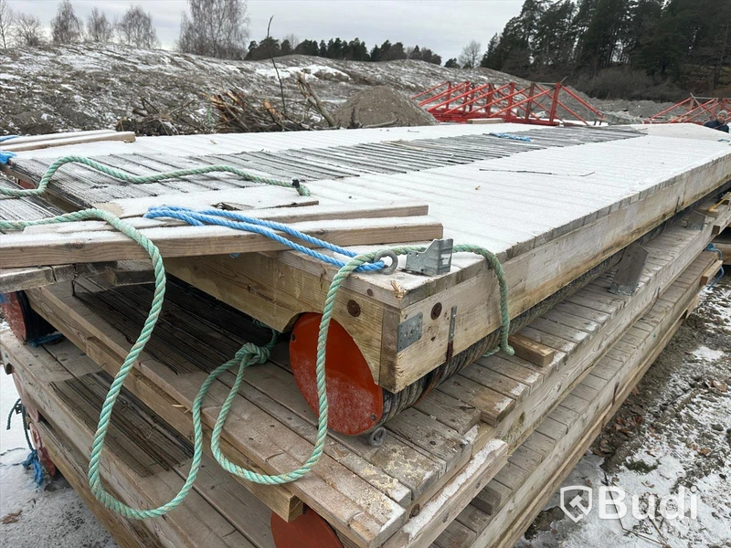 4 st Flytbryggor/arbetsplattform