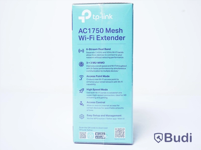 Nätverksförlängare - TP Link Mesh AC1750 Wifi Extender. Ny, Obruten förpackning.