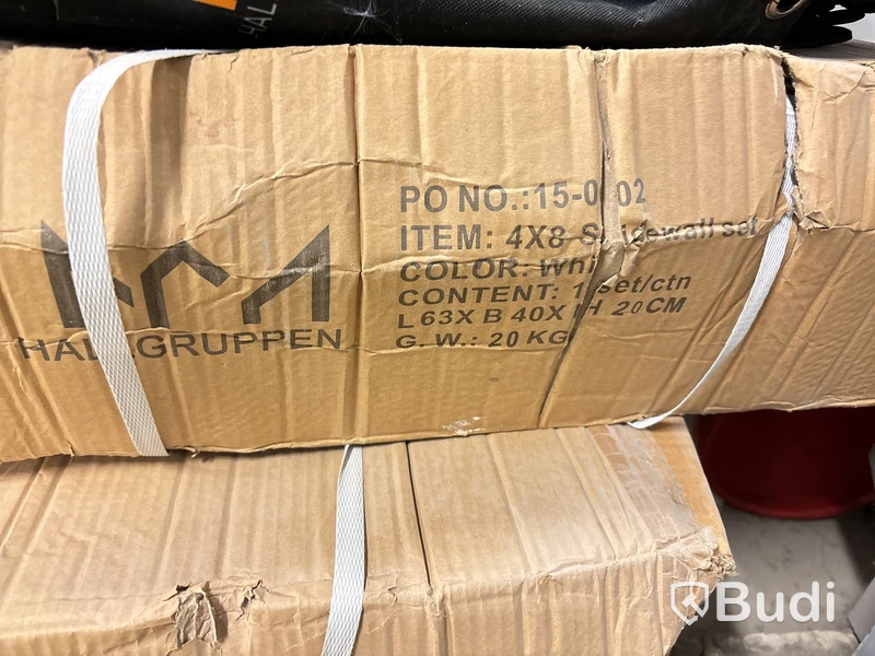 Tält 2 st 4x8 m