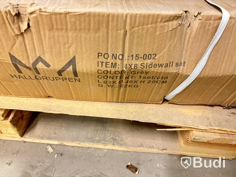 Tält 2 st 4x8 m