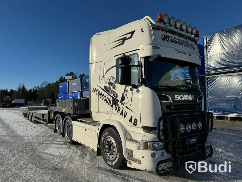 Dragbil Scania R580 6x2 -2016 | Automat | 580hk | Trailer Broshuis 31n5-2010