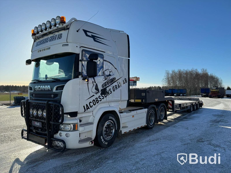 Dragbil Scania R580 6x2 -2016 | Automat | 580hk | Trailer Broshuis 31n5-2010