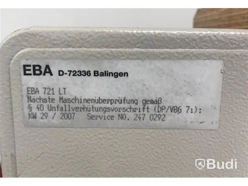 Giljotin EBA 721 LT D-72336 Balingen