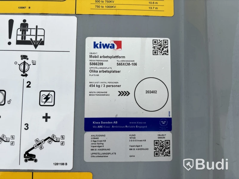 Bomlift Genie S-65 XC | 496h | 2018