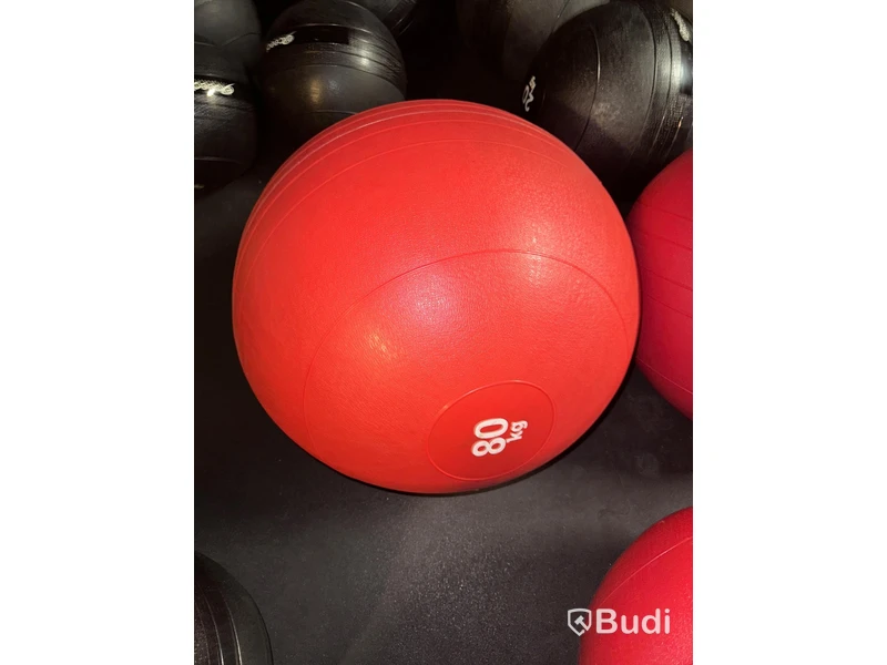 4 st Slamballs Röd - Kraftmark 80,70,60 och 50 kg