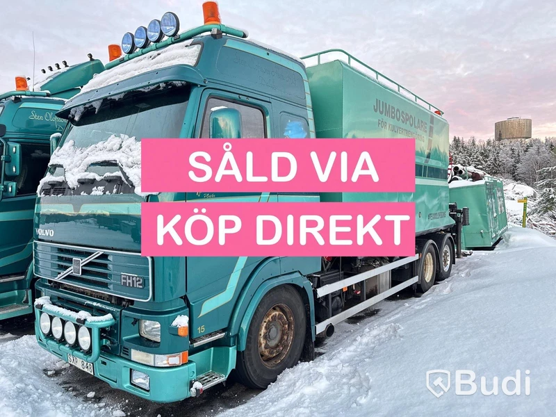 Lastbil Jumbospolare VOLVO FH12 6X2 -2002  repobjekt- SÅLD