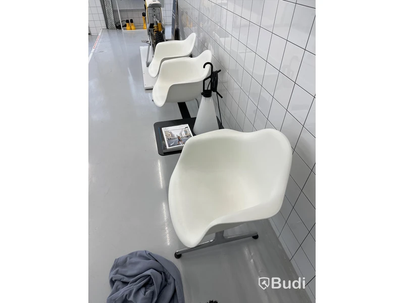 Tandembänk, vitra eames original, 260 cm