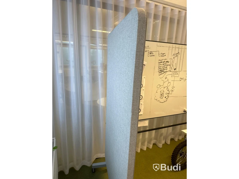 Whiteboard på hjul 100x197cm