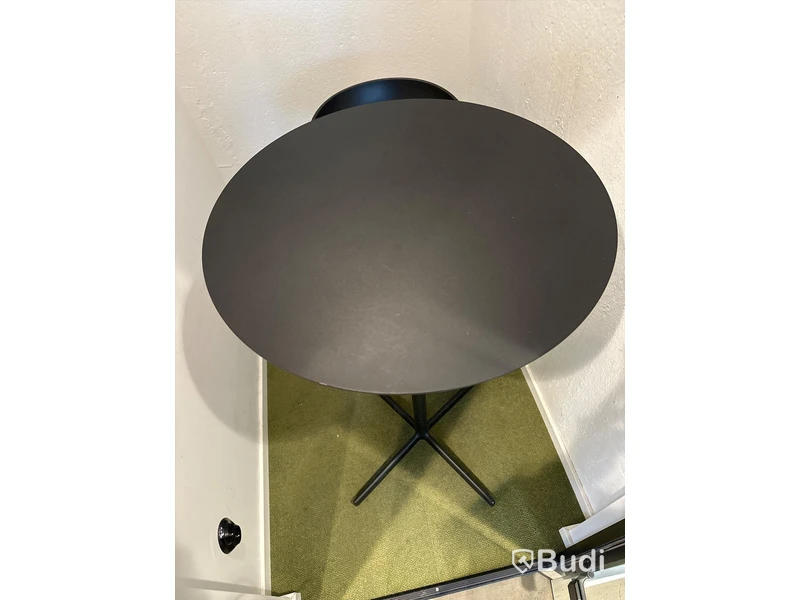 Barbord, metall och barstol, HAY