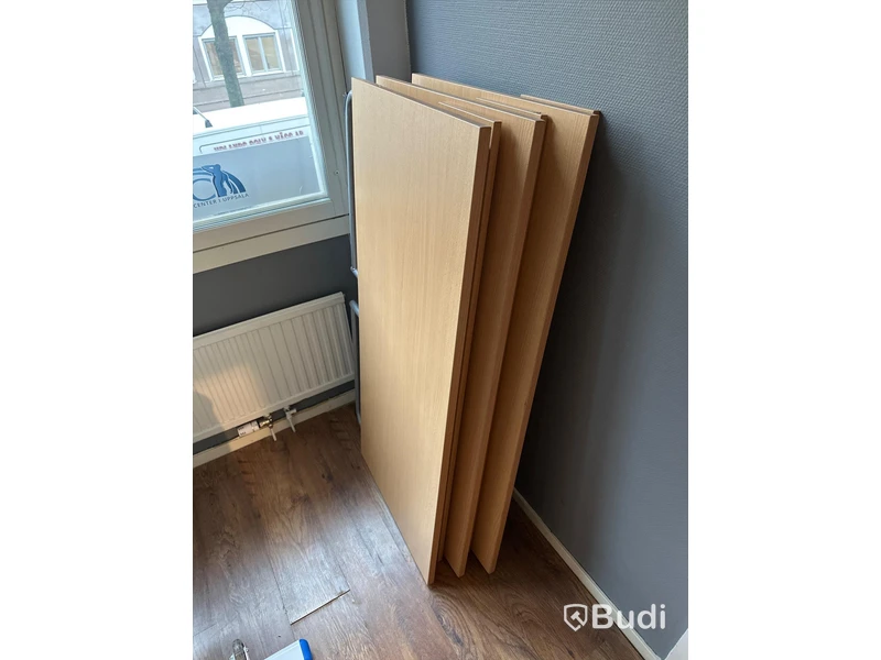4 st. Ihopfällbara bord + 12 st. Ihopfällbara stolar