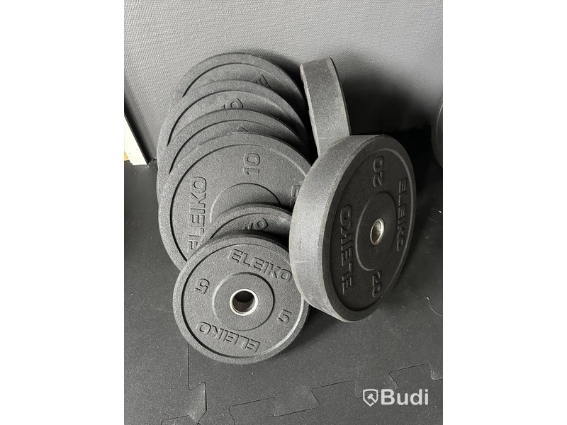 Set med 8 st. viktskivor BUMPER - Eleiko XF BUMPER