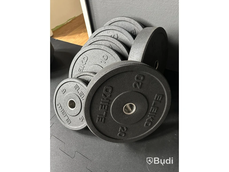 Set med 8 st. viktskivor BUMPER - Eleiko XF BUMPER