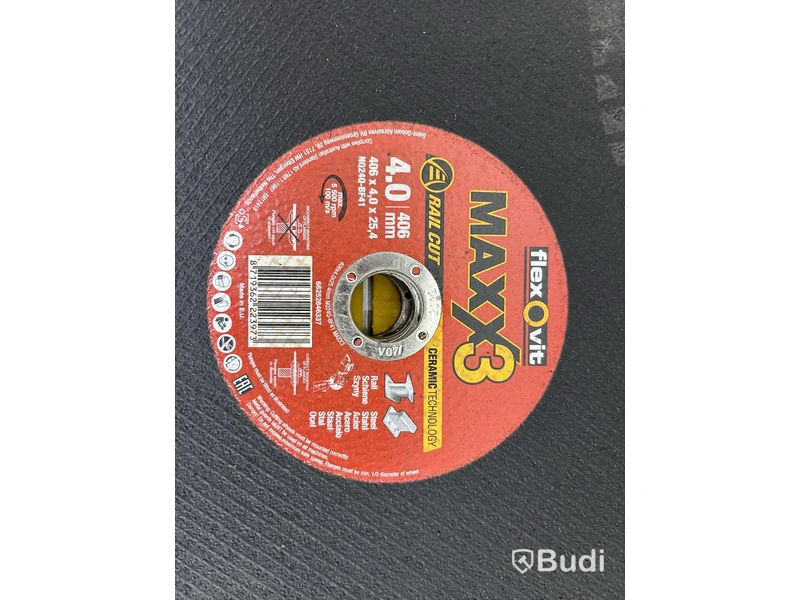 Nya kapskivor Flexovit Maxx 3 | 406x4.0x25,4 mm - 37 st