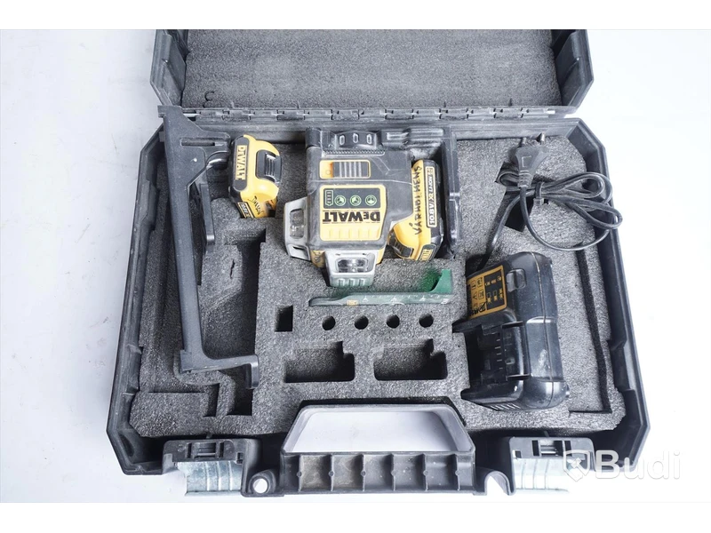 Korslaser DeWalt DCE089G, Funktionstestad.