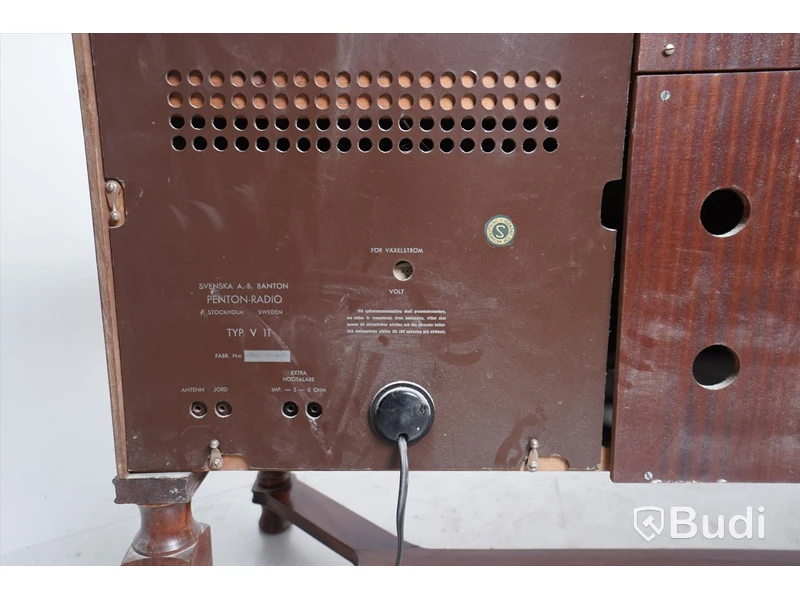 Radio, Grammofon Penton, Opera V11, 1950-tal. Obs! Ej funktionstestad.