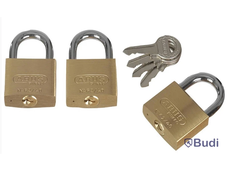6 st. Hänglås ABUS 62/40 3-pack, Totalt ord. pris inkl. moms: ca 3000 kr