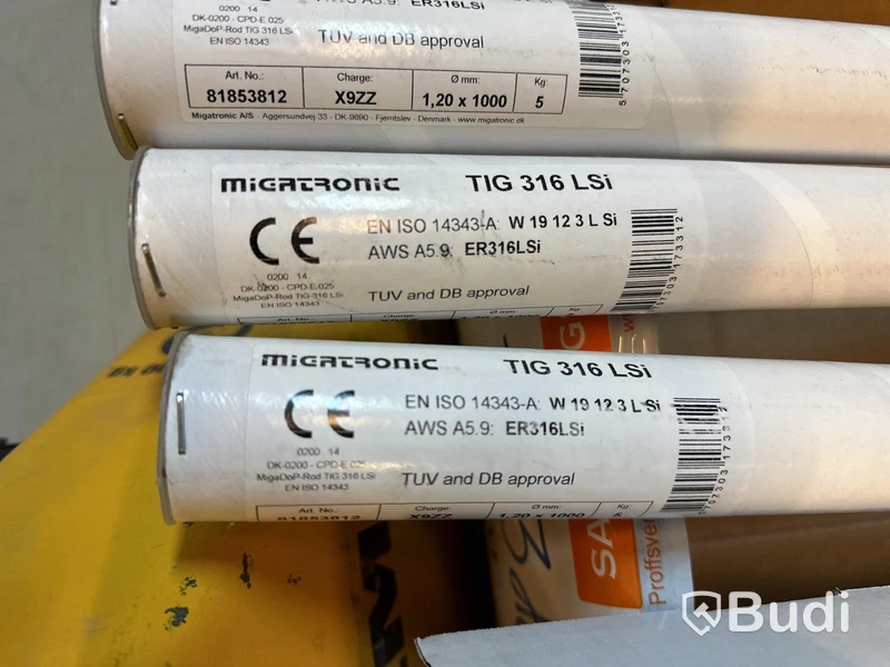 Parti med produkter från Migatronic, Ord. pris inkl. moms: ca 10.000 kr