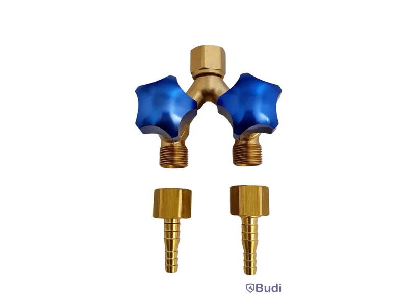 3 st. Gasuttagsventil OX/AR G3/8,