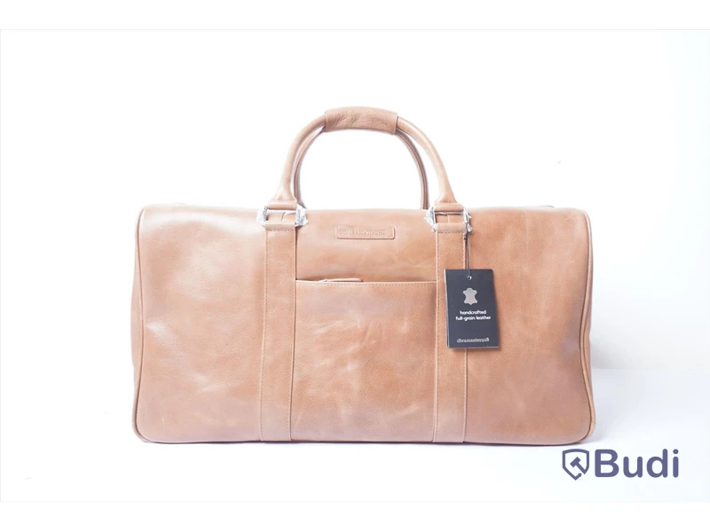Weekender bag Aalborg Tan dbamante1298, skinn, Ord pris: 3250 sek, OBS! trasig dragkedja, se bild.