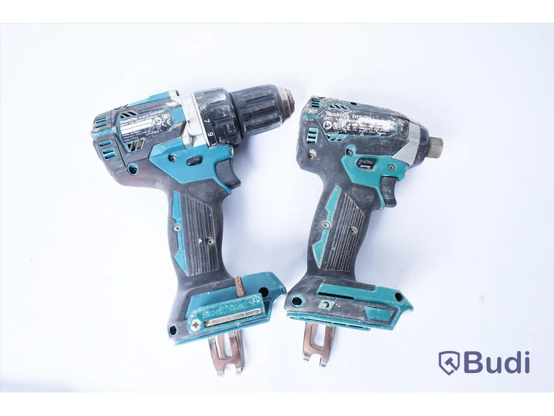 2 st. Skruvdragare Makita DTD153, Makita DDF484. inkl batteri och laddare. Funktionstestad.