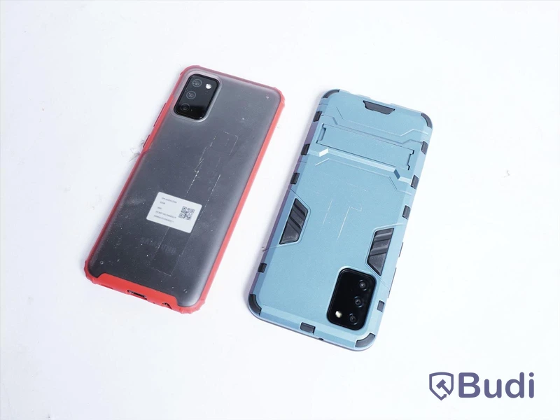 2 st. mobiltelefoner Samsung Galaxy A02s 32GB inkl. 3 st. laddare