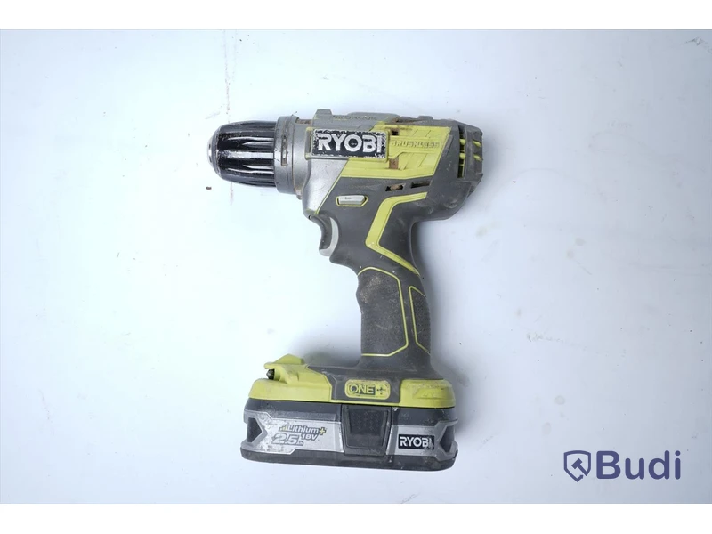 Skruvdragare Ryobi R18DDBL, Inkl. laddare och 2 st. batteri.