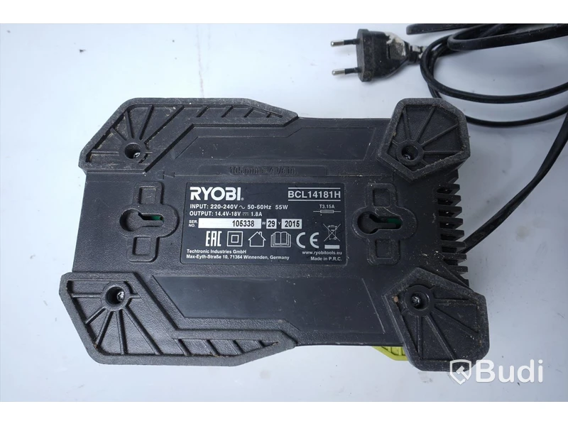 Skruvdragare Ryobi R18DDBL, Inkl. laddare och 2 st. batteri.