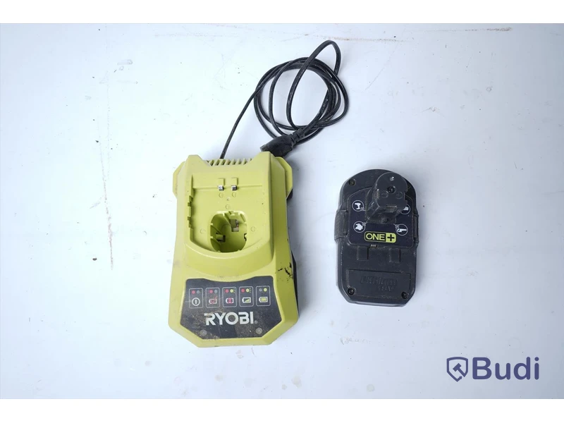 Skruvdragare Ryobi R18DDBL, Inkl. laddare och 2 st. batteri.