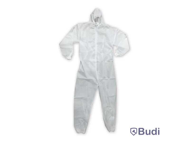 10 st. Skyddsdräkter, stl M, Indutex Poligard. Totalt ord. pris inkl. moms: ca 800 kr