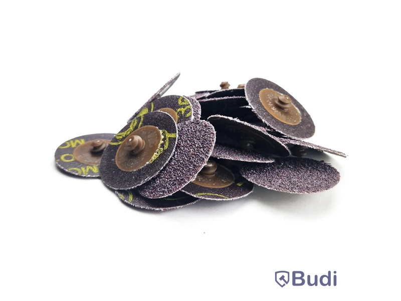 4 st. Förp. Sliprondell Roloc 361F, brun, 50 mm. 50 st/förpackning, Totalt ord. pris inkl. moms: ca 2800 kr