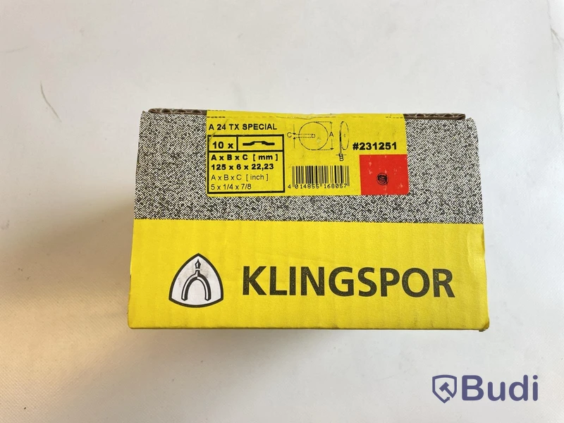 24 st. Förp. Navrondell, A 24 TX Special Kronenflex, Klingspor, Totalt ord. pris inkl. moms: ca 7200 kr