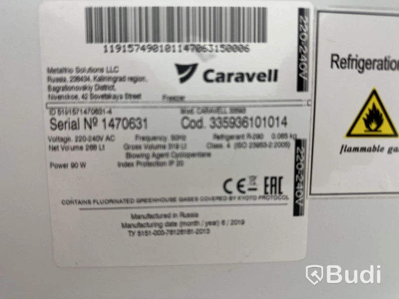 Frysbox Caravel