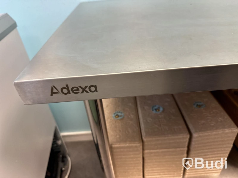 Arbetsbänk rostfri Adexa med underhylla