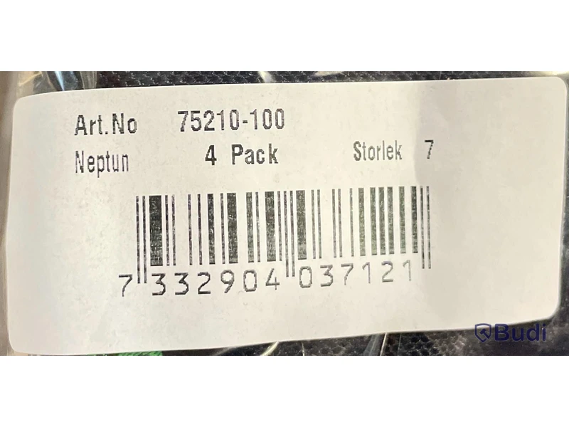 35 st. 4-pack Arbetshandskar Hestra Job Neptun, svart/grå stl 7, Totalt ord. pris inkl. moms: ca 21.000 kr