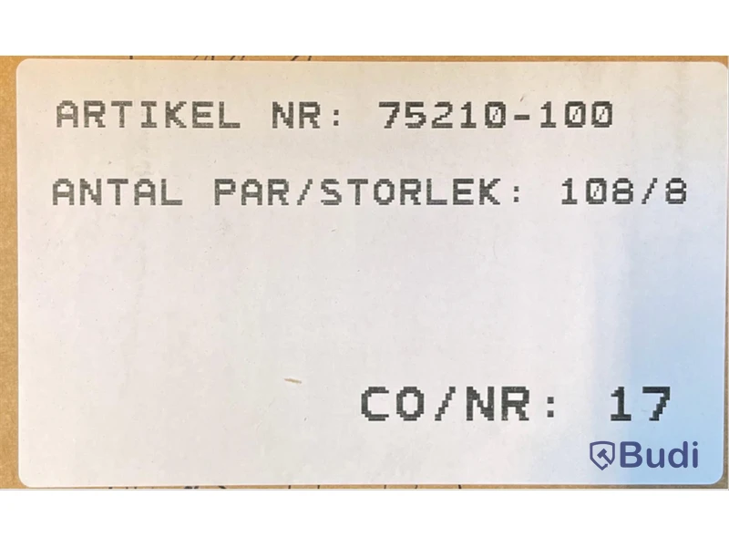 108 par Arbetshandskar Hestra Job Neptun, svart/grå stl 8, Totalt ord. pris inkl. moms: ca 16.200 kr